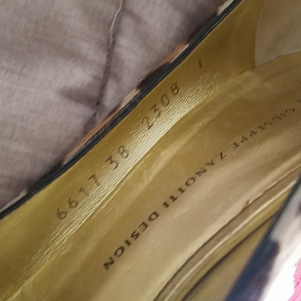 Guiseppe Zanotti Design Animal Print Wedge - Picture 7 of 7